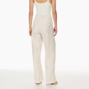 NWOT aritzia wilfred linen effortless pant